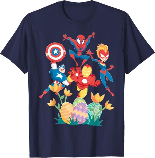 Discover Marvel Easter Avengers Egg Hunt T-Shirt