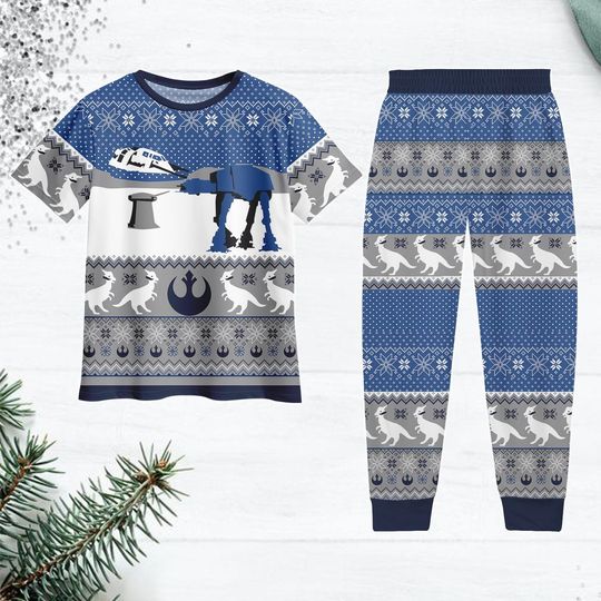 Discover Christmas Star Wars Pajamas, Disney Star Wars Xmas Pajamas, Disney Christmas Pajamas Set, Xmas Party Gift