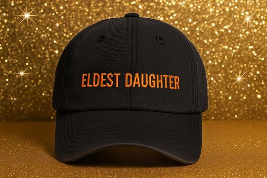Discover Embroidered Eldest Daughter Hat, In My Showgirl Era Hat, Funny Gift for Sister or Daughter, Showgirl Baseball Cap, Washed Cotton Cap