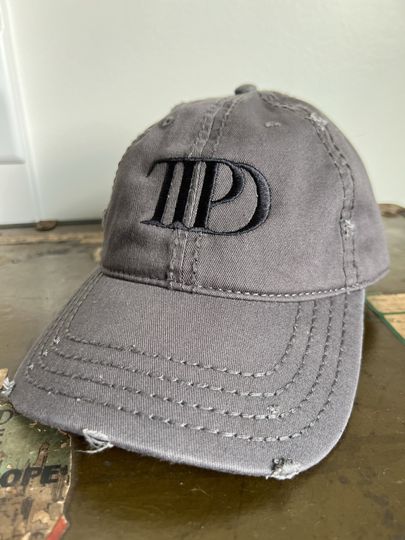 Discover TTPD | Tortured Poets | Distressed & Embroidered Dad Hat