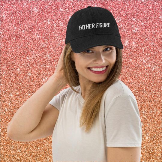 Discover Father Figure Dad Hat White  Inspired by The Life of a Showgirl