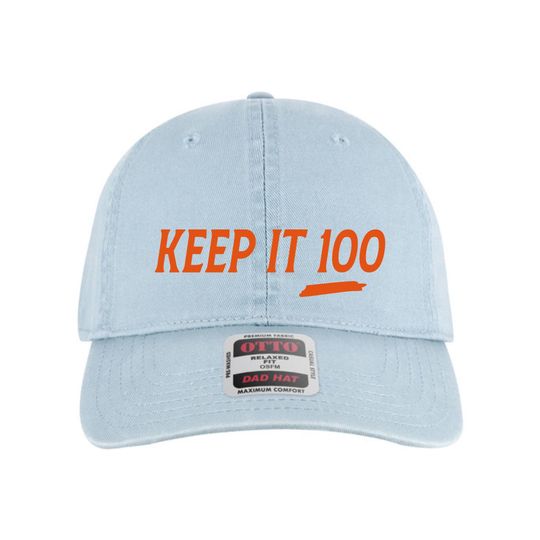 Discover Embroidered Cotton Dad Hat, Keep It 100, Album Gift