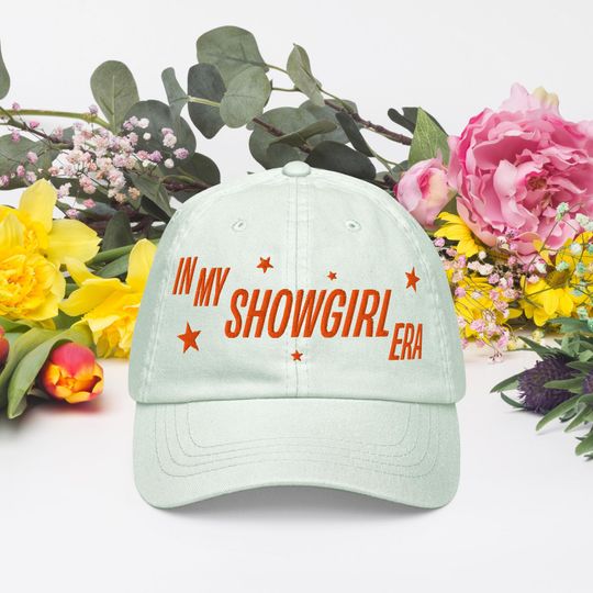 Discover In My Showgirl Era Hat: Pastel Mint Baseball Cap
