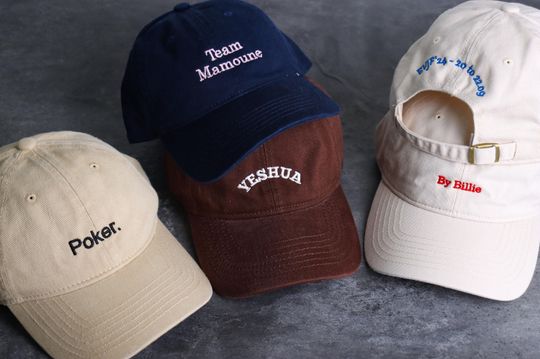 Discover Embroidered Hat Personalized Dad Hat Embroidered Logo Baseball Hat Single Hat Customized Hat Party Hat Neutral Baseball Hat