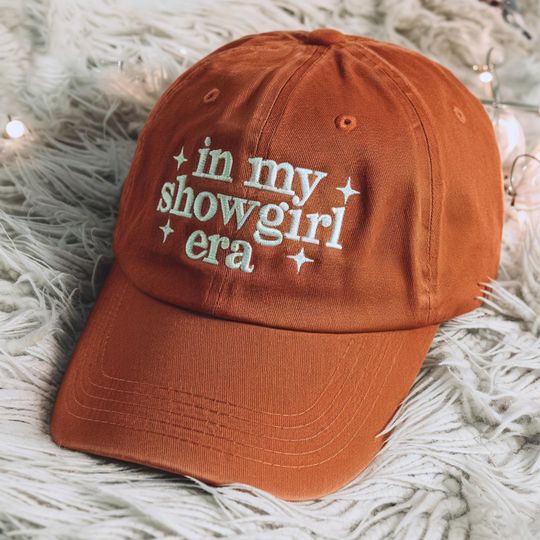 Discover In My Showgirl Era Embroidered Hat, Showgirl Cap, Showgirl Era Hat