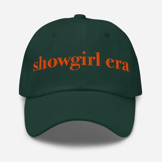 Discover Showgirl Era Hat, Showgirl Life Cap, Minimalist Showgirl Hat, In My Showgirl Era Hat, Retro Western Cowgirl Embroidered Baseball Hat