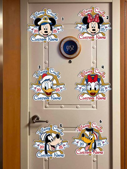 Discover All characters Disney Cruise Line magnet, Mickey Minnie family Cruise vacation magnet,Disney Wish Dream Magic Wonder fantasy Treasure magnet