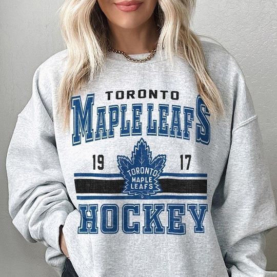 Discover Vintage Toronto Maple Leafs 90s Sweatshirt, Hockey Crewneck