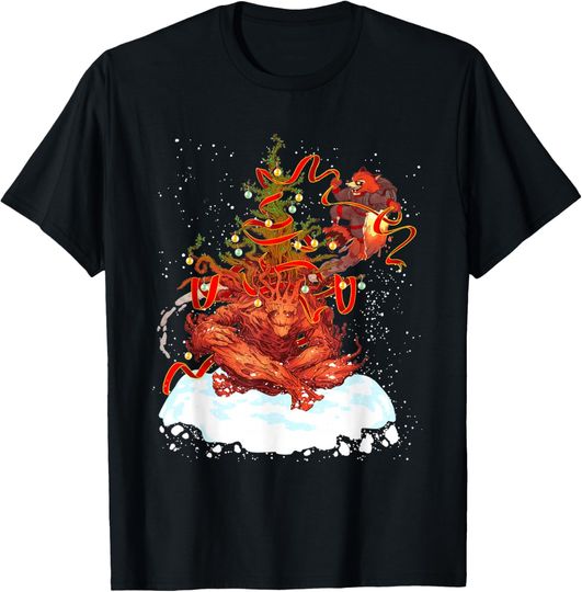 Marvel Rocket and Groot Holiday Christmas Tree Guardians T-Shirt, Gift For Fans
