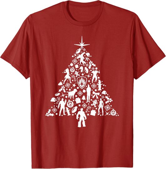 Marvel Guardians of the Galaxy Holiday Special Tree T-Shirt, Gift For Fans