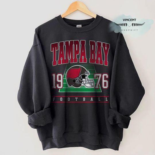 Discover Tampa Bay Football Sweatshirt, Tampa Bay Football Fan Sweatshirt, Vintage Tampa Bay Football Game Day Sweatshirt, Football Season Shirt