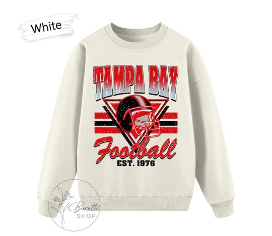 Discover Vintage Tampa Bay Football sweatshirt, Tampa Bay Football Fan Gift, Game Day Gift, Sunday Football gift, Mascot Game Day Tee, Gift for Her