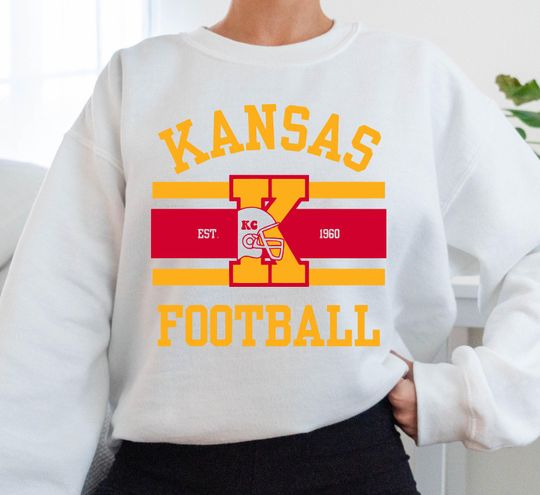 Discover Vintage Kansas City Football Sweatshirt: Game Day Fan Shirt