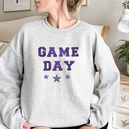 Embroidered Minnesota Vikings Oversized Sweatshirt, Unisex College Sweater, Vintage Streetwear Pullover