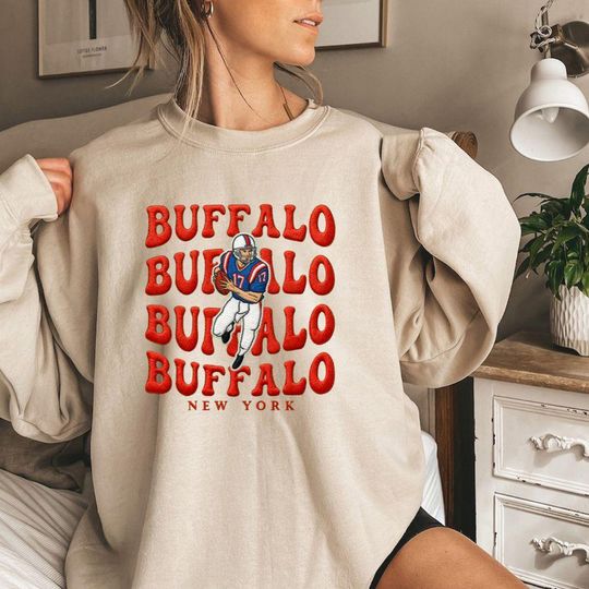 Discover Embroidered Los Angles Chargers Oversized Sweatshirt, Unisex College Sweater, Vintage Streetwear Pullover