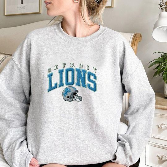 Discover Embroidered Pittsburgh Penguins Oversized Sweatshirt, Unisex College Sweater, Vintage Streetwear Pullover