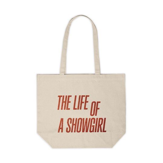 Discover Showgirl Canvas Tote Bag: Eco-Friendly Cotton Shopping Bag