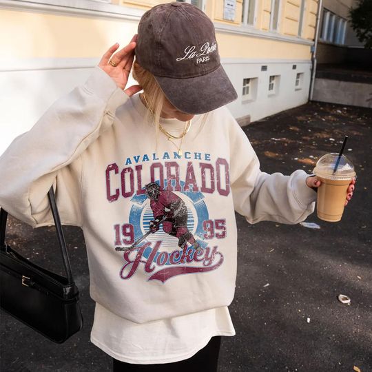 Discover Colorado Avalanche Hockey Sweatshirt,Vintage Graphic Tee,Hockey Gift For Fan, Sweat-Aldult-Youth Tshirt,Retro Hoodie GF6