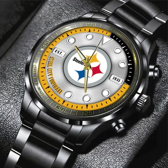 Discover Steeler Black Stainless Steel Watch