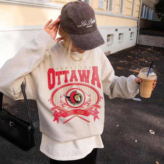 Discover Ottawa Senators Hockey Sweatshirt,Vintage Graphic Tee,Hockey Gift For Fan, Sweat-Aldult-Youth Tshirt,Retro Hoodie D2
