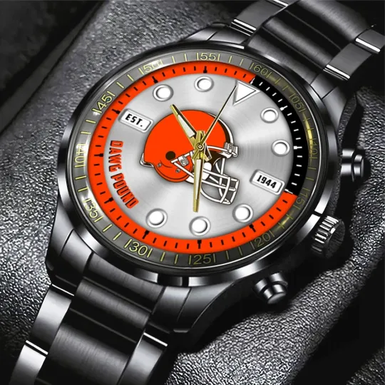 Discover Browns Black Stainless Steel Watch