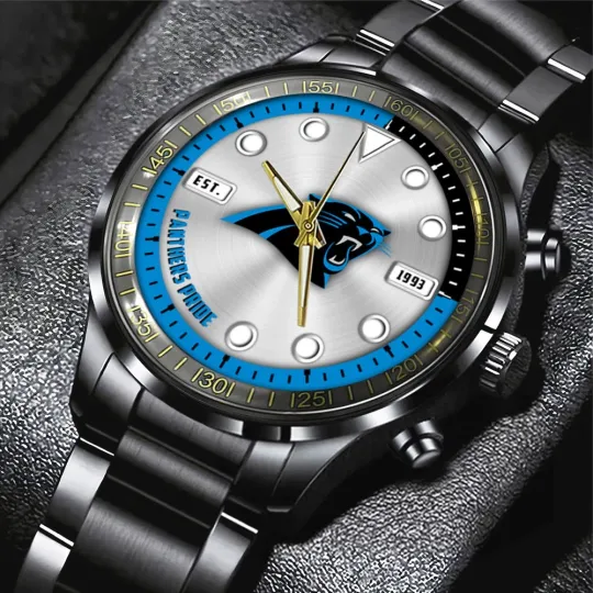 Discover Panthers Stainless Steel Watch