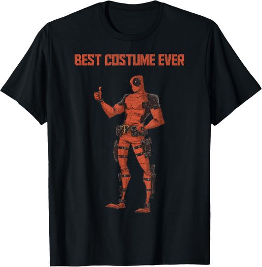 Discover Marvel Deadpool Best Costume Ever Portrait Halloween T-Shirt