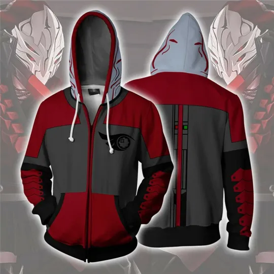 Discover Anime RWBY 3D Zip Hoodie Sweatshirt Costume Hooded Zipper Jacket for Men and Women