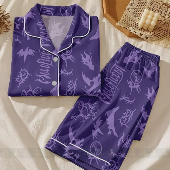 Maleficent Dragon Pajama Set, Spooky Season Sleepwear