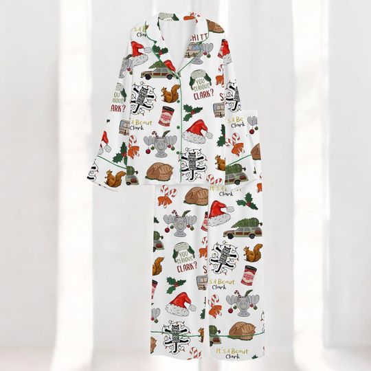 Discover Gilmore Girls Pajamas Set  Stars Hollow Inspired Silk PJs