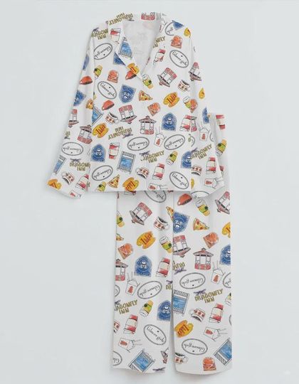 Discover Gilmore Girls Pajama Set  Stars Hollow Sleepwear