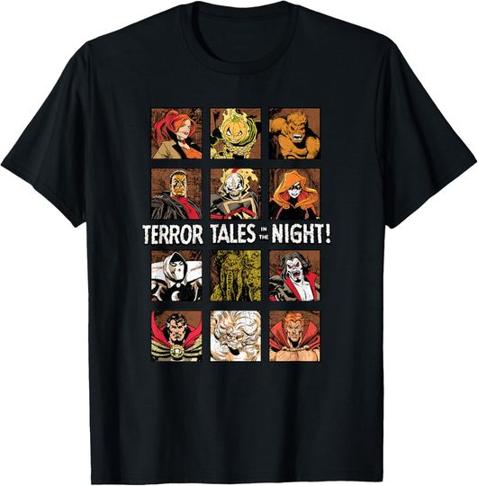Marvel Supernatural Terror Tales in the Night Halloween T-Shirt, Gift For Fans