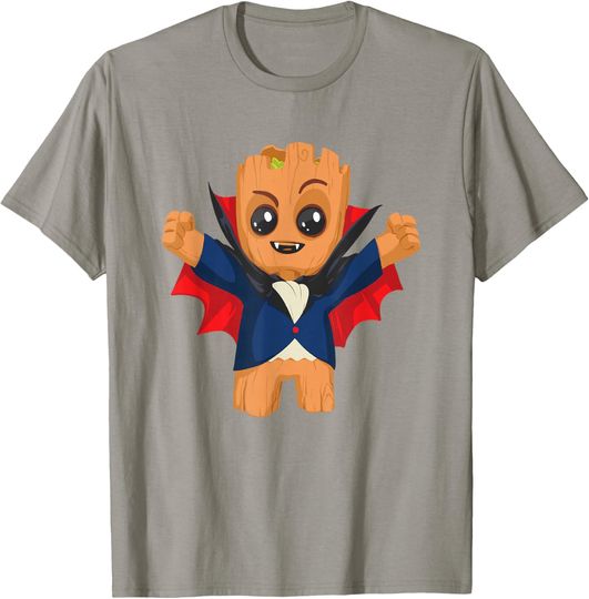 Discover Marvel Classic Halloween Baby Groot Cute Vampire Costume T-Shirt