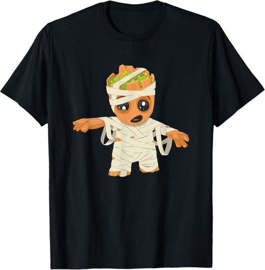 Discover Marvel Classic Halloween Baby Groot Cute Mummy Costume T-Shirt