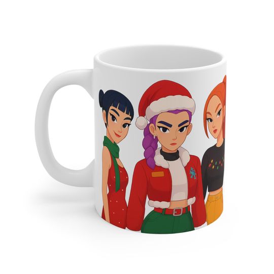 Discover Huntrix Kpop Christmas Mug
