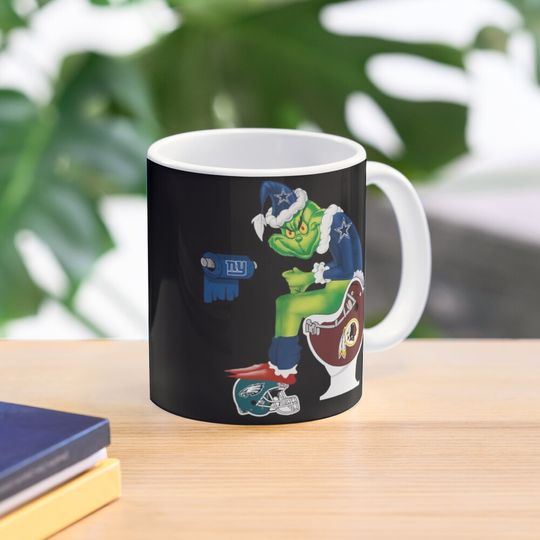 Discover Christmas Santa NY State Toilet Paper Coffee Mug