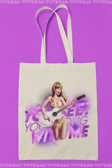 Discover Tote Bag  American's Sweetheart Collection, Original, Taylor Bag, Taylorr Swifts, Pop Stars, Music Divas, Fun Tote Bag, Canvas Bag, Fun Gift