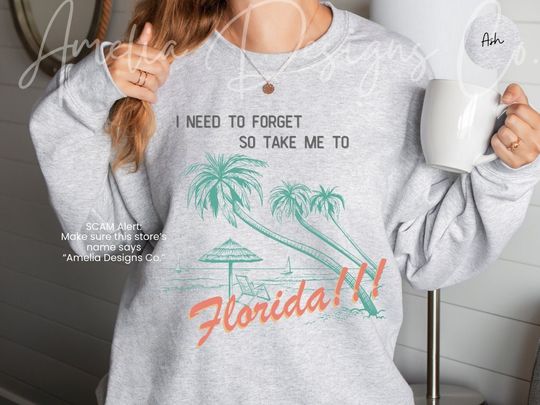 Discover Florida!!! Tortured Sweatshirt | I Need To Forget Crewneck Sweater | Take Me To Florida Shirt | Vacation Sweatshirt | Destin Gift