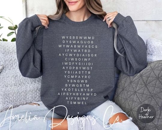 Discover Smallest Man Bridge and Outro Sweatshirt | SMWEL Crewneck Sweater | Tortured Era Sweatshirt | Lyrics Oversized Shirt | Gift