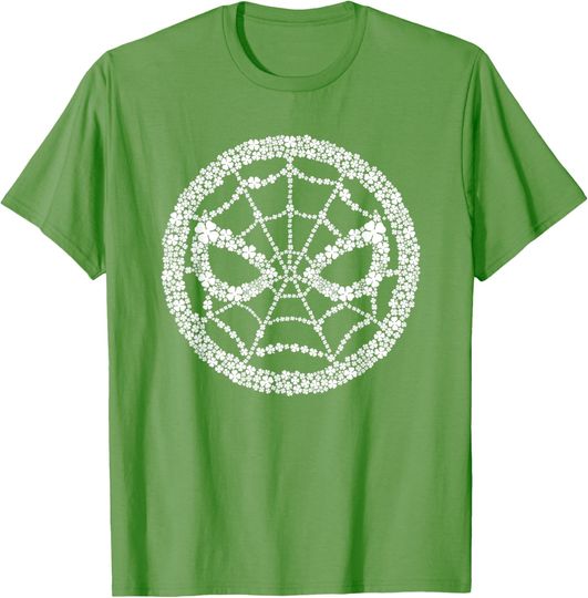 Discover Marvel Spider-Man Icon Shamrock Clovers St Patrick’s Day T-Shirt, Gift For Fans