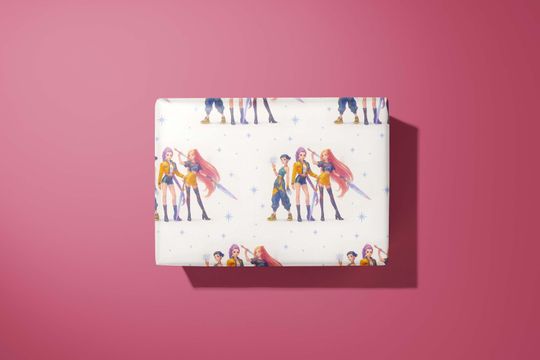 Discover Kpop wrapping paper  | Gift Wrap - Hand Illustrated