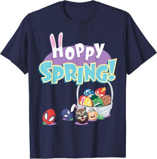 Discover Marvel Easter Avengers Eggs Hoppy Spring T-Shirt, Gift For Fans