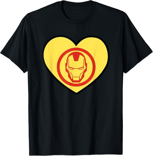 Discover Marvel Iron Man Avengers Heart Love Romantic Valentine’s Day T-Shirt, Gift For Fans