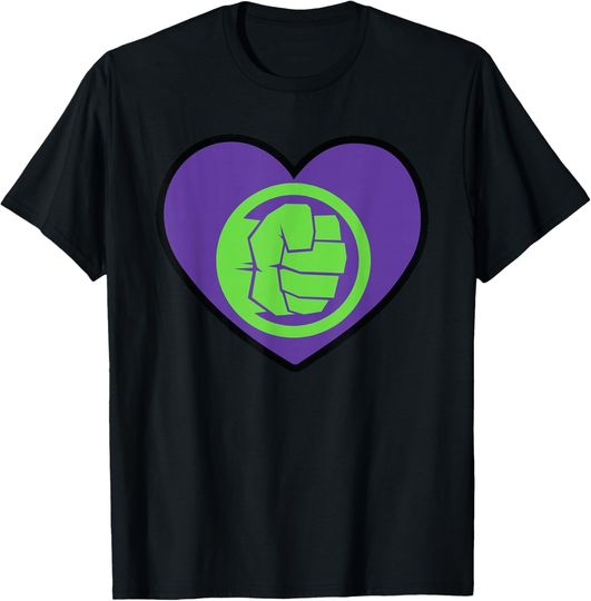Discover Marvel Hulk Avengers Heart Love Romantic Valentine’s Day T-Shirt, Gift For Fans