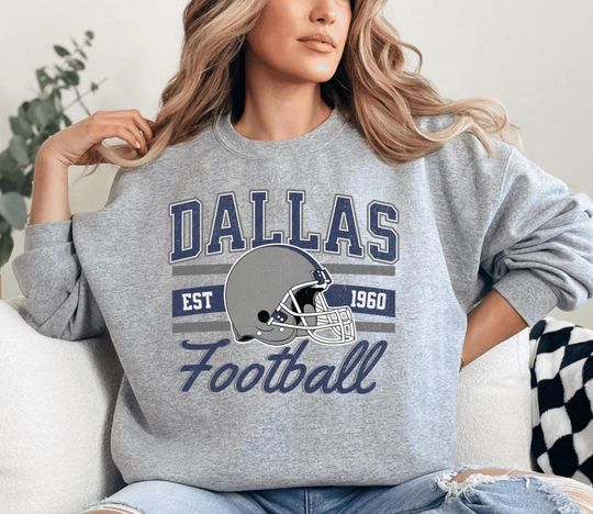 Discover Retro Dallas Football Sweatshirt: Game Day Shirt
