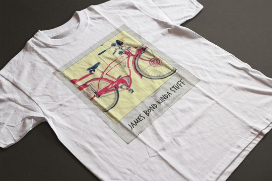 James Bond Kinda Stuff T-Shirt featuring Peewee's Big Adventure Bike