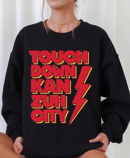 Discover Retro Kansas City Football Sweatshirt: Unisex Gift
