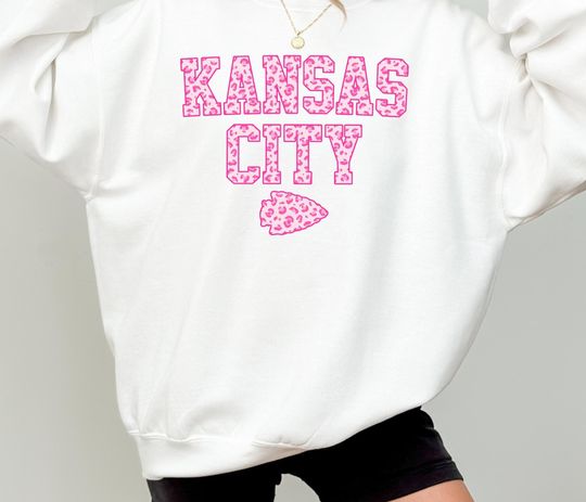 Discover Kansas City Leopard Sweatshirt,Kansas City Football Shirt,Retro Kansas City,Kansas City Gifts, Football Shirt for Women and Men