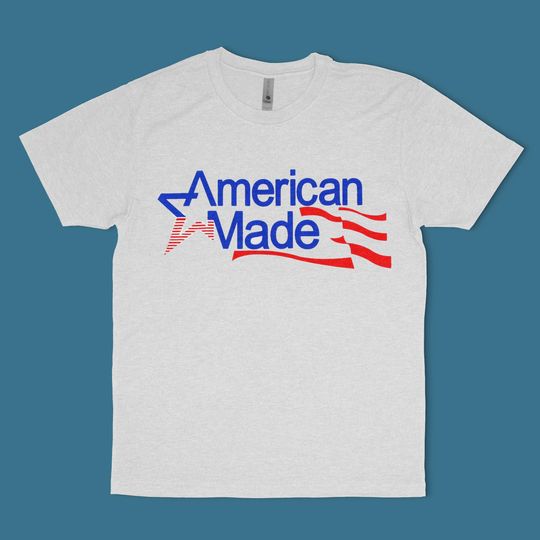 Tri-blend version of Hulk Hogan style "American Made" t-shirt