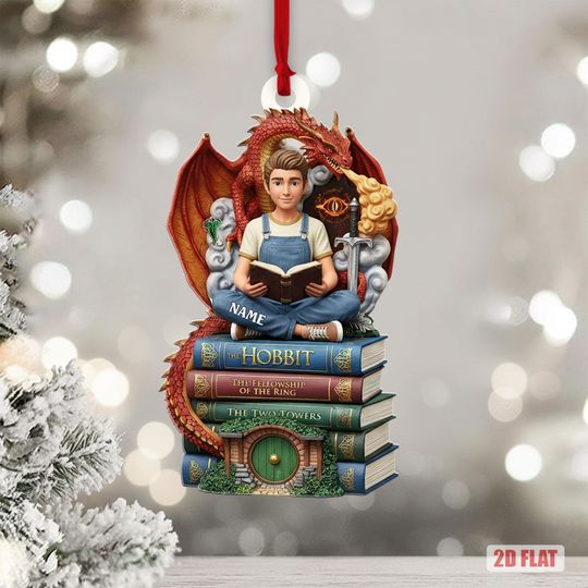 Discover Custom Hobbit Door Ornament, Lord Of The Rings Ornament, Hobbit House Decor, Shire Home Christmas Keepsake 2025, Hobbit Lovers Ornament